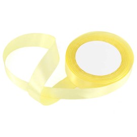 Crafty Capers Light Yellow | Budget Satin Ribbon | 20mm Wide | 15m Roll