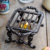 Sungmor Heavy Duty Cast Iron Teapot Dish Warmer Stable Holder