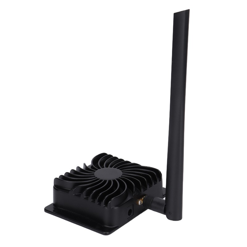 WiFi Range Extender Black Spiral Fan Shaped Wireless Signal Amplifier