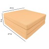Danfuton Peach Trifold Foam Bed, Shikibuton, Foldable Ottoman Mat Sit