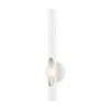 Livex Lighting Acra 1 Light Wall Sconce White Finish