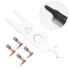 2 Pairs Carbon Brush Wrench Set Nail Drill Handpiece Accessory