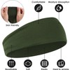 Workout Headbands for Men, 6 Pack Mens Running Headband Stretchy