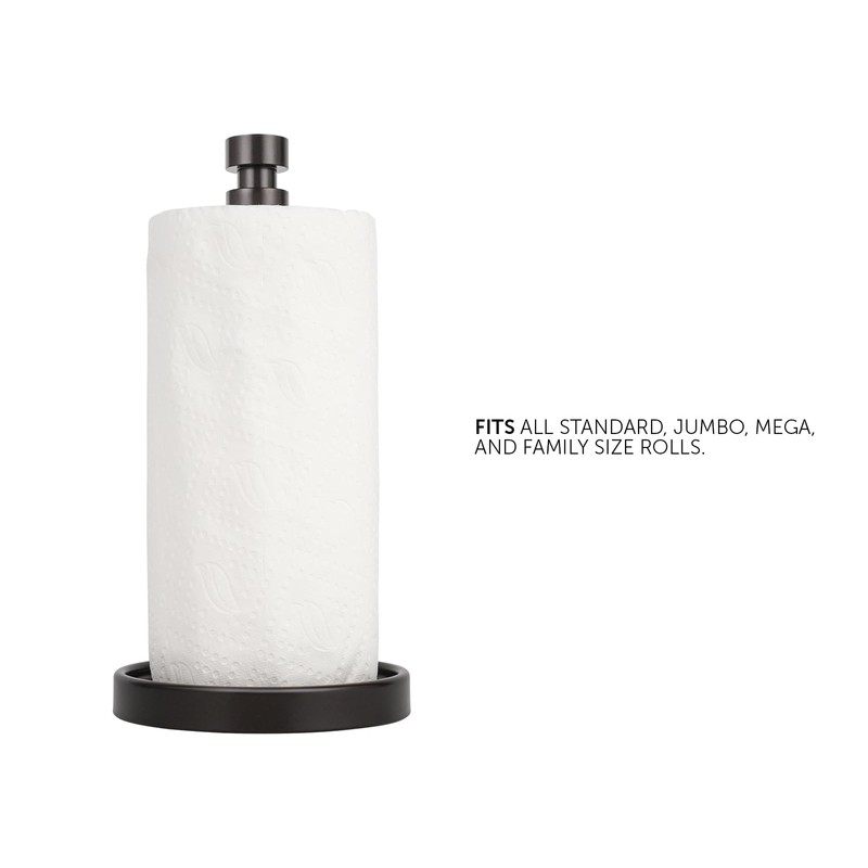 Ivilon Paper Towel Roll Stand - Steady and Easy Tear