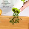 Spices Grinder,Parsley Chopper Multifunctional Safe Double Blade Manual Graters Grinder