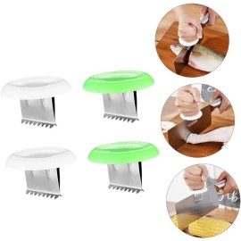 Unbranded 4Pcs Kitchen Cutting Helper Creative Aid Herb Scissors for Chicken kits