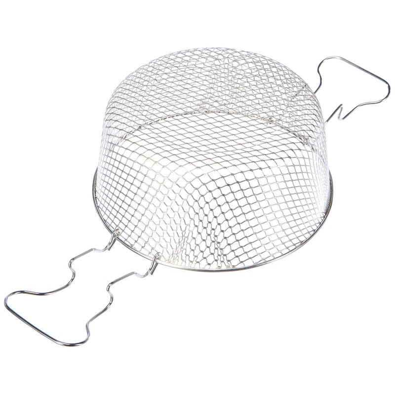 IBILI Frying Basket with Two Side Handles, Tinplate, Silver, 23
