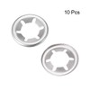 sourcing map M8 Washer 7.4mm I.D. 15mm O.D. Internal Tooth