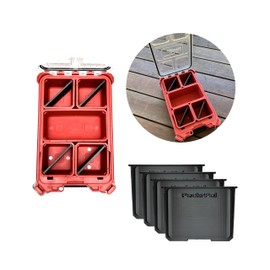 Pack of 4 Bin Dividers for Milwaukee | Perfect for 48228435 & 48228430 Milwaukee Packout Organiser