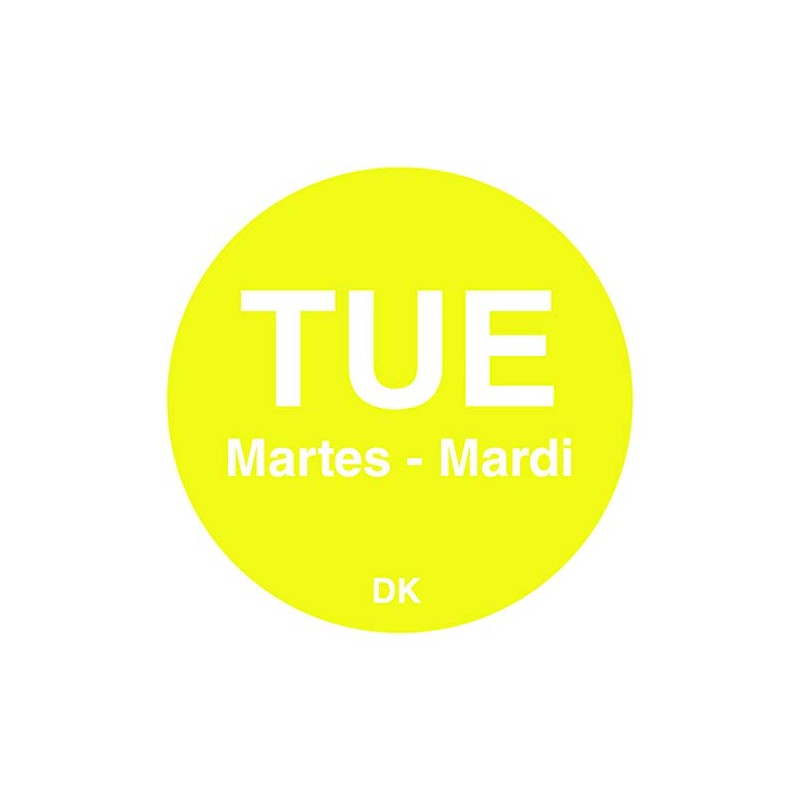 DayMark Safety Systems-IT1143922 Day of the Week 3/4" Circle Permanent