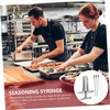 iplusmile Stainless Steel Meat Injector with Cleaning Brush Compact Turkey