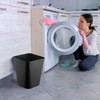 Amyhill 10 Pcs Square Plastic Trash Can Wastebasket Small Garbage