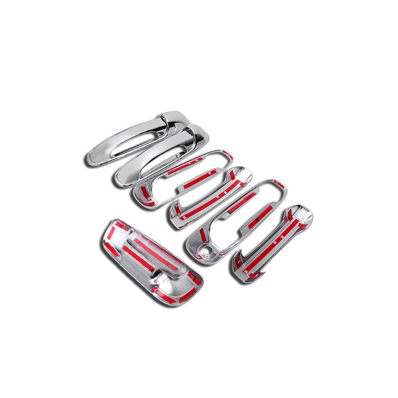 99Parts Chrome Side Door Handle and Rear Tailgate Add-on Cover