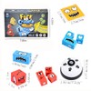 Wooden Face Changing Magic Cube Game, Expression Puzzle Building Blocks