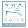 Loycco 2 Pairs Quality Blue Light Blocking Computer Reading Glasses