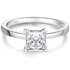 SHELOVES Princess Cut Engagement Rings for Women 925 Sterling Silver