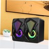 LABRIMP 1 Pair USB Computer Speakers Portable Creative Speaker for