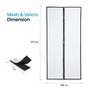 Magnetic Fly Screens for Doors | 100 x 210 cm