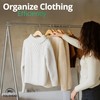 FOL-D-RAK Fully Assembled Lightweight Clothing Rack with Carry Bag. 59"