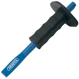 Draper 63747 19 x 250mm Octagonal Shank Cold Chisel with Hand Guard , Blue