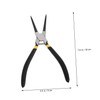 DOITOOL 4pcs Multifunctional Retainer Plier Internal External Spring Calipers Non-