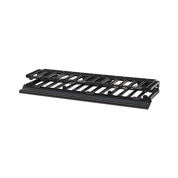 Panduit NMF1 Horizontal Cable Manager, Black