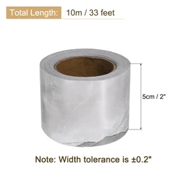 uxcell Wood Grain Tape, 2" x33 Ft Self Adhesive Wood Grain Repair Patch for Baseboards, Doors, Floor Repair, Furniture Home Decor Cloud Gray