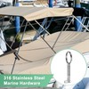 M METERXITY 2-Pack Quick Release Pins, 316 Stainless Steel 6.3mm