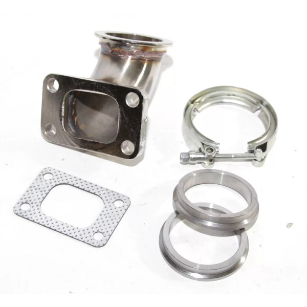 emusa SS Adapter T3 flange to 2.3”ID 3.2"OD V-band Flange