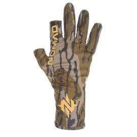 Nomad mens Fingerless Turkey Glove | Camo Hunting Glove With Fingerless Pointer and Thumb