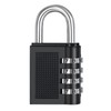 ZHEGE Gym Lock 4 Digit Combination Padlock for Locker, School,