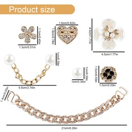 OHREN Crocs Charms Bling Crystal Flowers - Pack of 20 Crocs Jibbitz Accessories Women Children Decoration