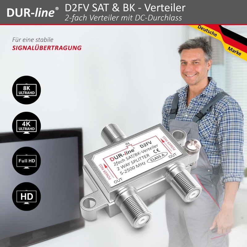 DUR-Line DFV SAT/BK Splitter