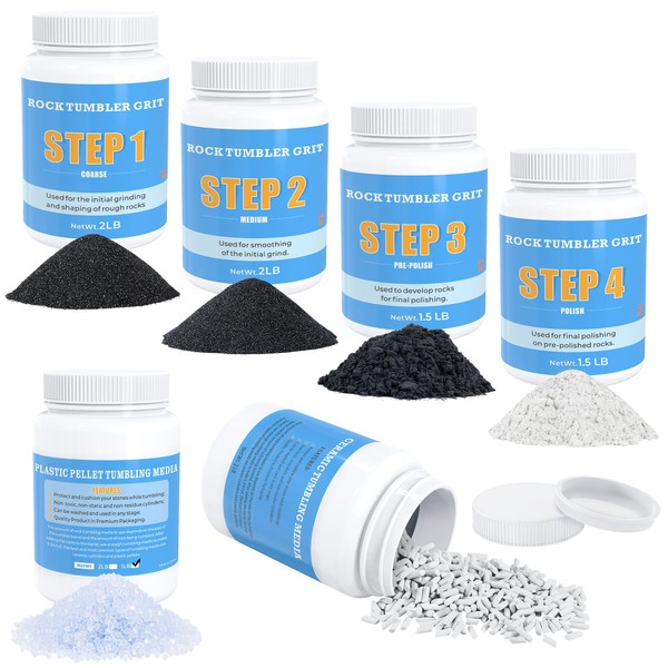 KomeStone Rock Tumbler Polishing Grits Kit - 10 Pounds -
