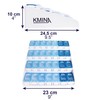 KMINA - Pill Box 7 Days 4 Compartments Tablet Organiser