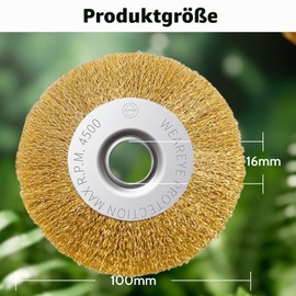 Pack of 4 Compatible with Gloria Multibrush and Other Wire Brushes