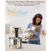 Lonkion Sous Vide Cooker Machine, Temperature Control, 1100W IPX7 Immersion