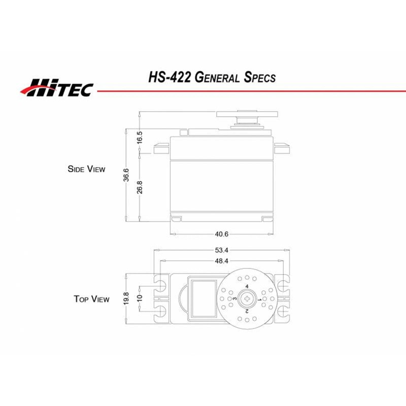 Hitec HS-422 Deluxe Standard Servo