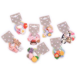 BIANHUAN Hair Rubber Hair Cute, Stylish, Simple, Hair Accessories, Set of 21, Hair Clip, Hair Ornament, Birthday Gift, Gift, colorful