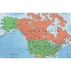 World Classic Wall Map Poster Mural (24x36 Paper Folded)