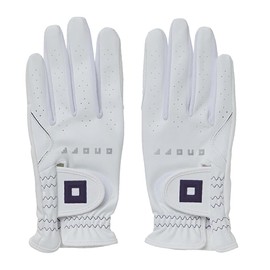 Onoff OG7325-01 WHT19 Golf Women's Gloves, 7.5 inches (19 cm), Both Hands, OG7225, White