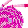 Jump Rope Comfortable Grip Adjustable Durable Lightweight Safe Beaded Skipping