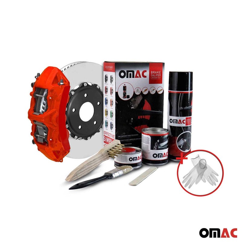 OMAC Brake Caliper Epoxy Based Car Paint Kit Texas Red