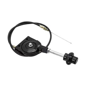 Oispyer Excavator Throttle Cable Controller Handle Manual Throttle Control Bendable Cable for Excavators Heavy Equipment (40" Length)
