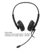 XD1000 USB Headset 3.5mm Noise Reduction Mic Customer Service Headset