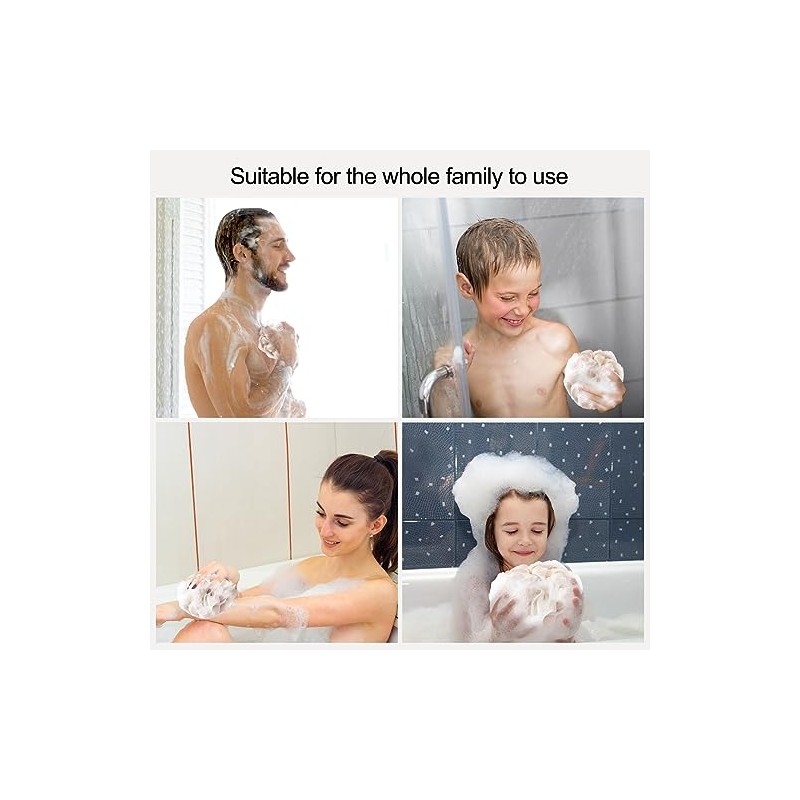 Fishent Esponjas Baño Lufa Paquete Exfoliantes Suaves Ducha Malla Hombres