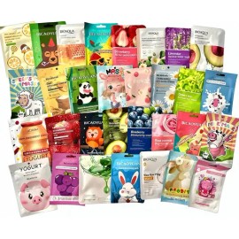 100 Mascarillas Hidratantes Facial Coreanas Kawai                                                                                                     