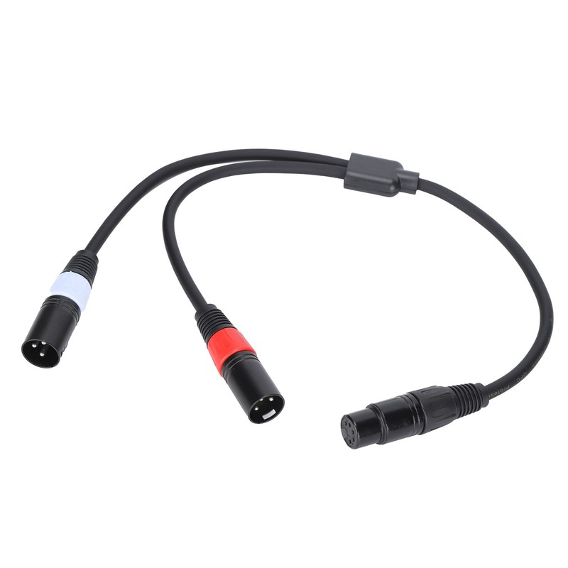 JORINDO 5‑Pin XLR Female to Double 3‑Pin XLR Male Cable