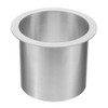 ABOOFAN Drop-in Trash Chute Stainless Steel Round Countertop Trash and