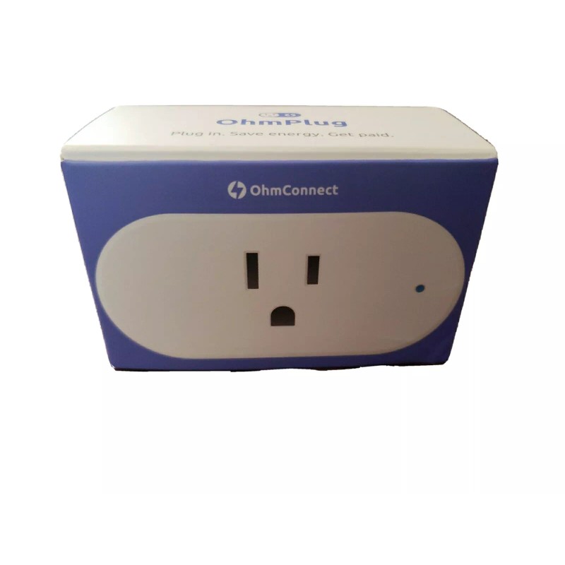 OhmConnect Smart Wi-Fi Plug Outlet with Energy Monitoring - OhmPlug